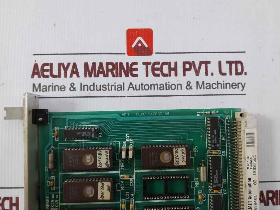 Valmet 547006-3B Pcb Card 547006-3A,M8510401 03