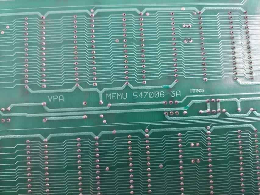 Valmet 547006-3b Memory Board Module 547006-3a M8510401 04
