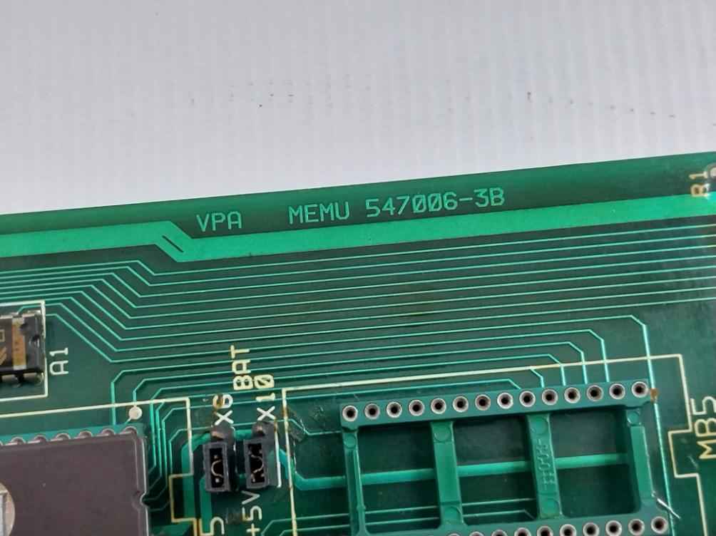 Valmet 547006-3b Memory Board Module M8510401 M1