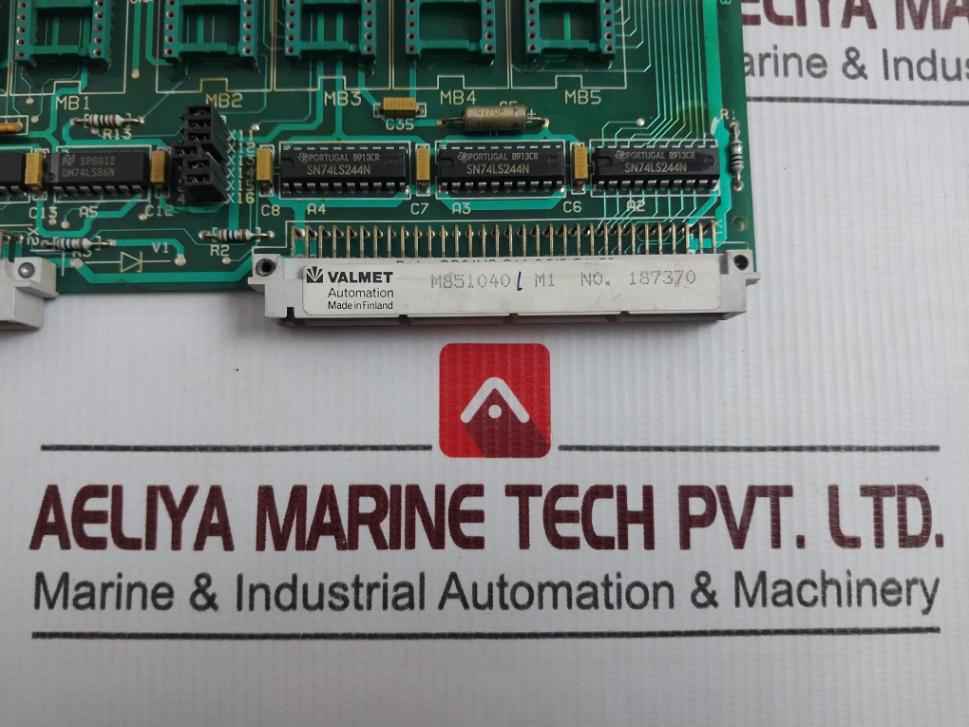 Valmet 547006-3b Memory Card Module 547006-3a M8510401 M1