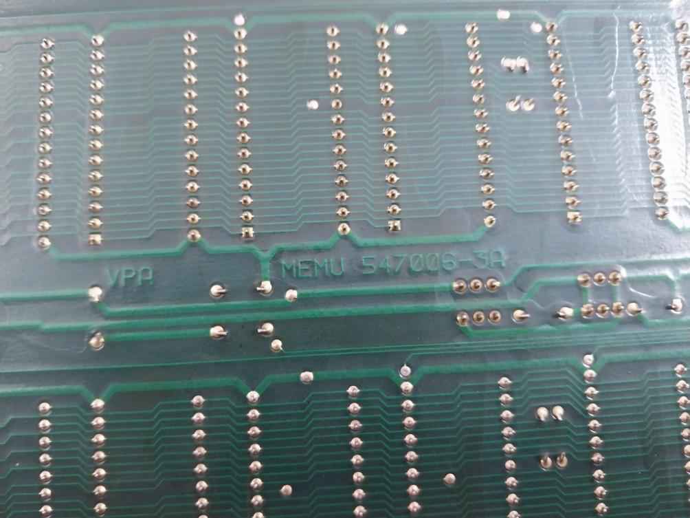 Valmet 547006-3b Memory Module Unit 547006-3a M8510401 M1 94v-1
