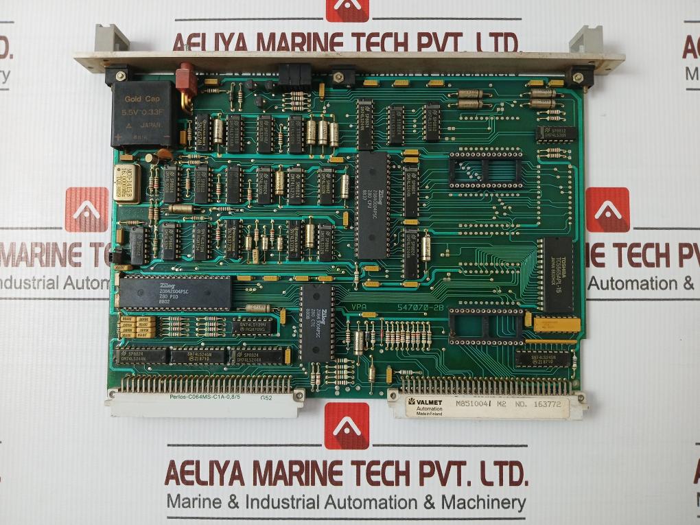 Valmet 547070-2B Cpu Printed Circuit Board Module