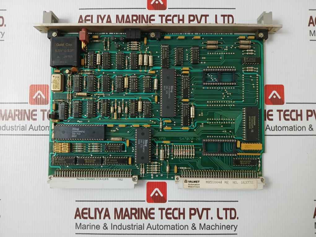 Valmet 547070-2B Cpu Printed Circuit Board Module
