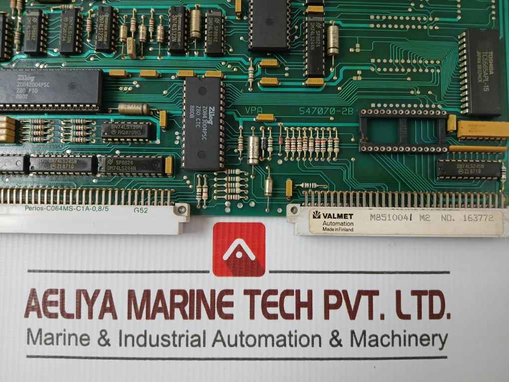 Valmet 547070-2B Cpu Printed Circuit Board Module