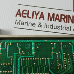 Valmet 547070-2B Cpu Printed Circuit Board Module