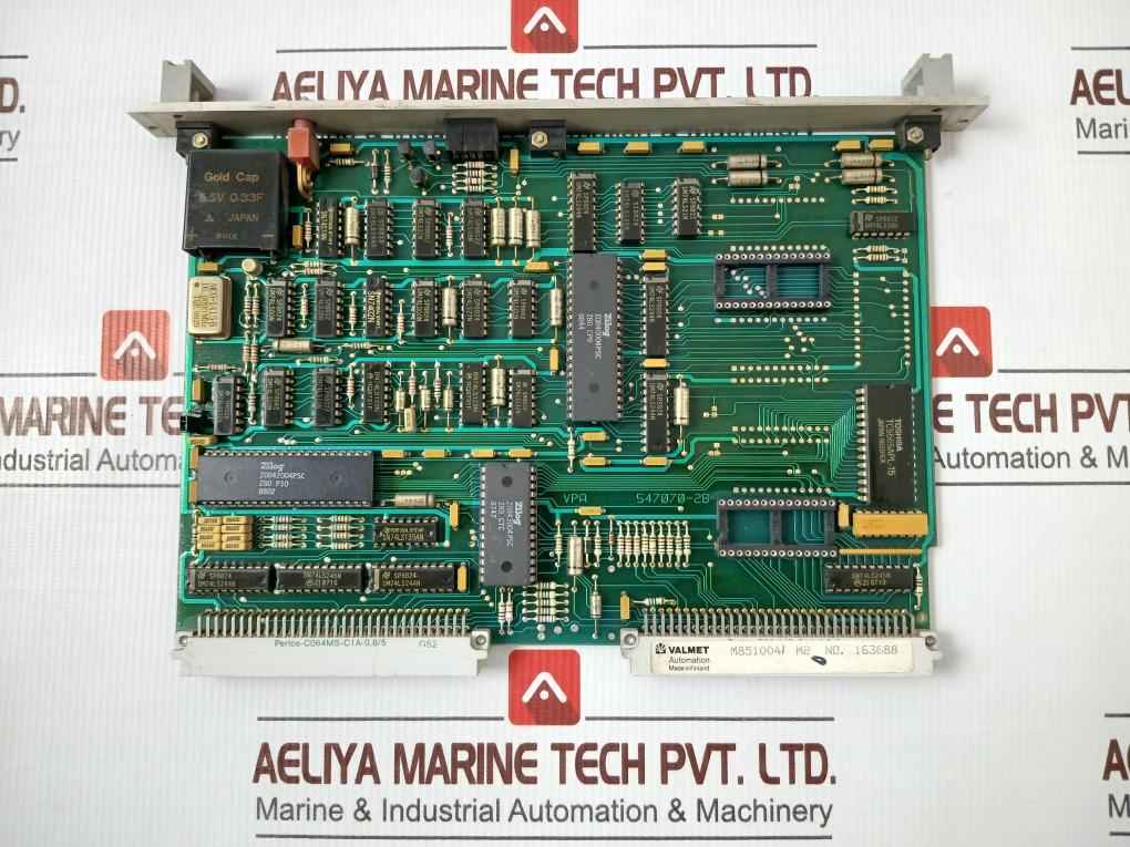 Valmet 547070-2B Cpu Printed Circuit Board Module M8510041 M2