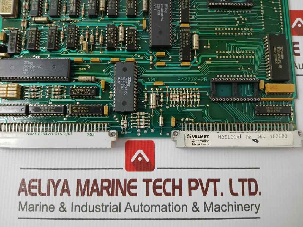 Valmet 547070-2B Cpu Printed Circuit Board Module M8510041 M2