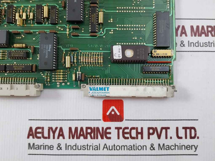 Valmet 547070-2B Printed Circuit Cpu Module 547070-2A