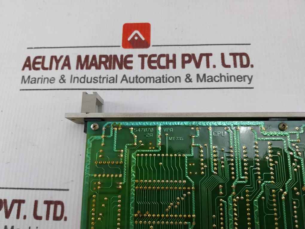 Valmet 547070-2B Printed Circuit Cpu Module 547070-2A