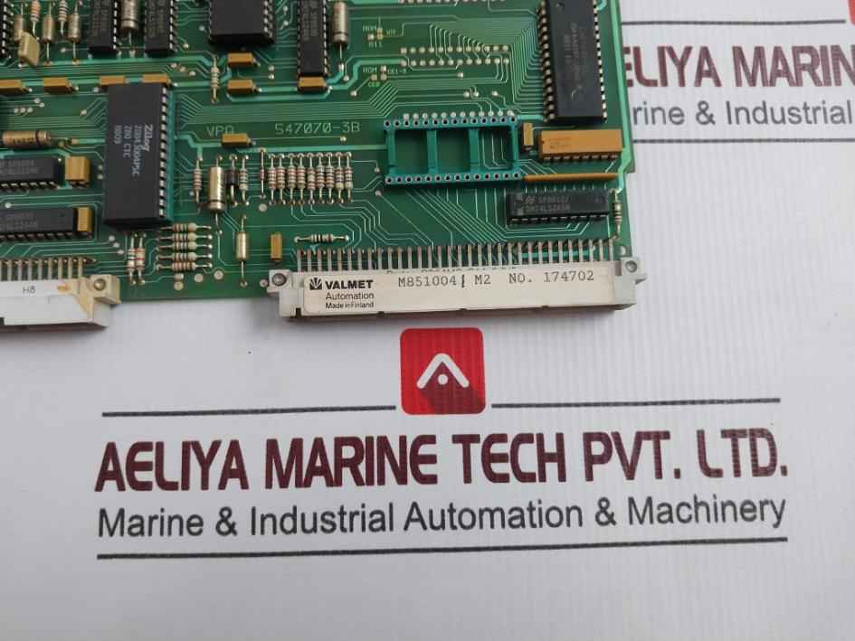 Valmet 547070-3B Cpu Pcb Module M8510041 M2