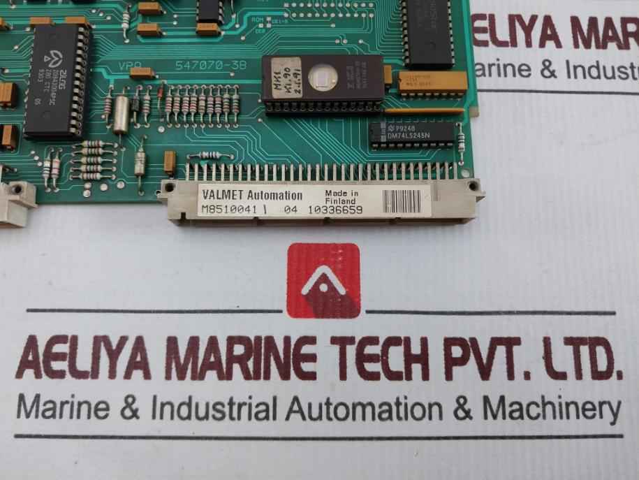 Valmet 547070-3B Pcb Cpu Module 547070-3A, M85100411 04