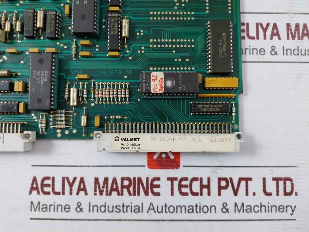 Valmet 547070-3B Printed Circuit Board 547070-3A, M8510041