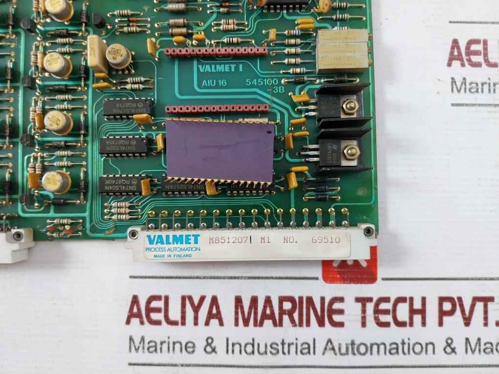 Valmet Aiu 16 Analog Input Module 545100-3B, 545100-3A