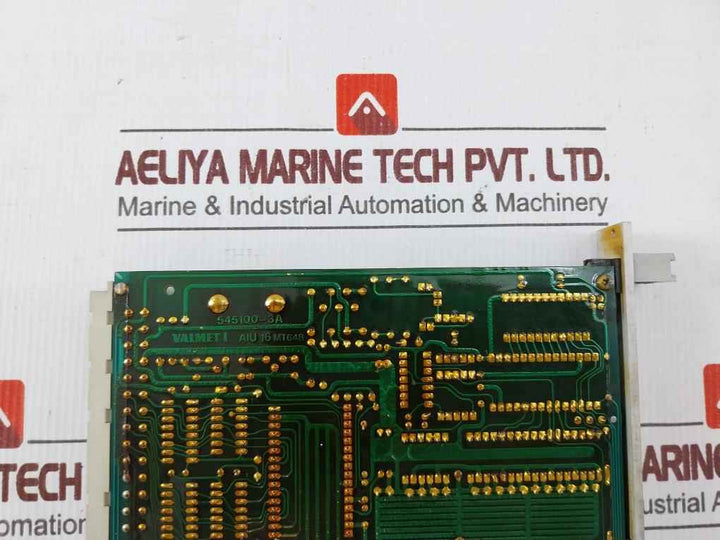 Valmet Aiu 16 Analog Input Module 545100-3a