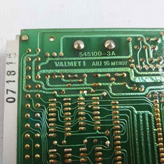 Valmet Aiu 16 Analog Input Unit 545100-3A, 545100-3B
