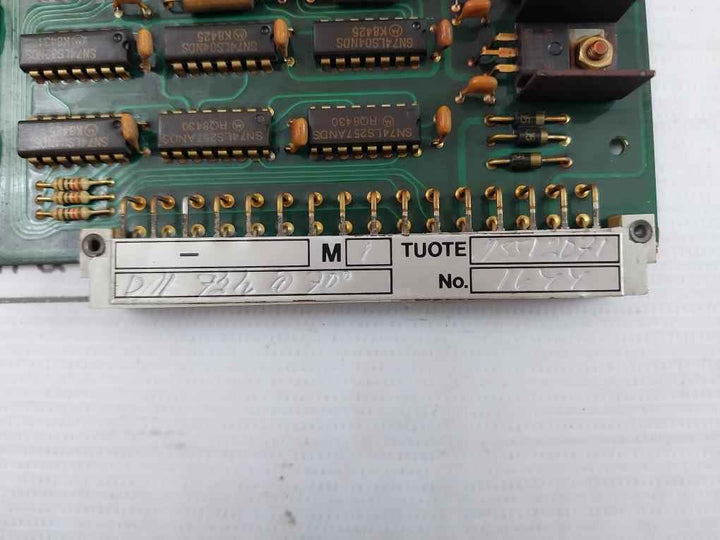 Valmet Aiu 16 Analog Input Unit Model M8512071/545100-3A / 545100-3B