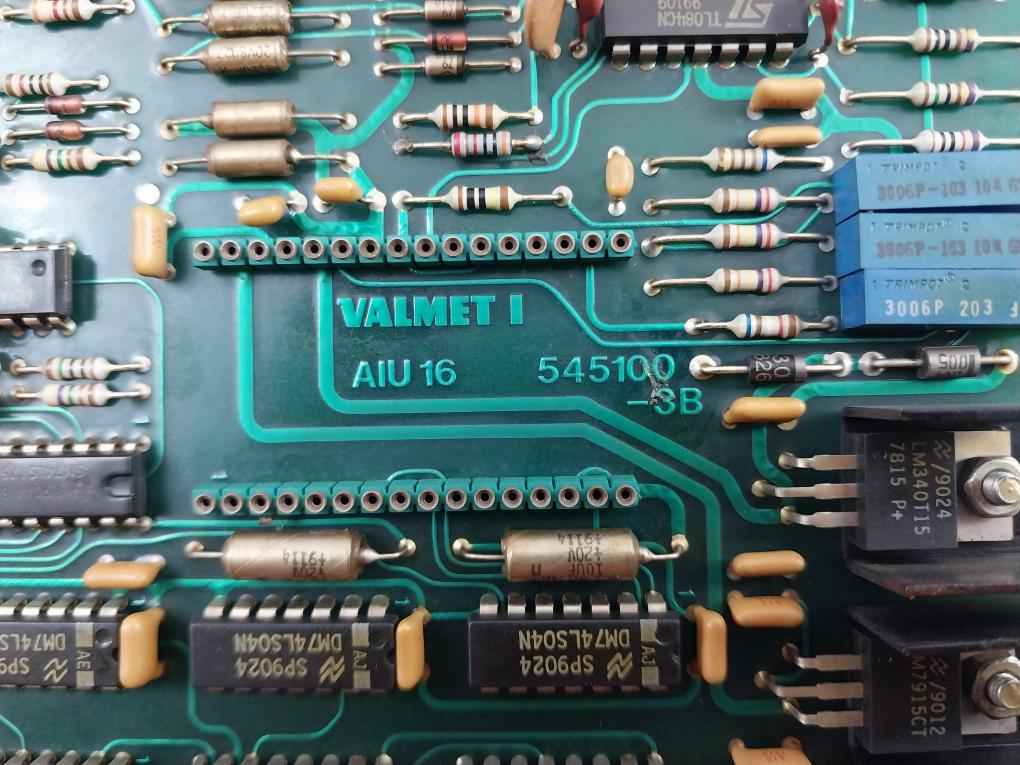 Valmet Aiu 16 Analog Input Unit Model M8512071 M1