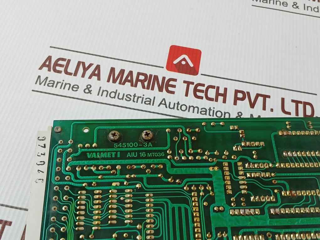 Valmet Aiu 16 Analog Input Unit Pcb 545100-3B M8512071 M1
