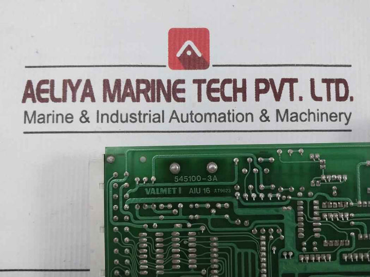 Valmet Aiu 16 Analog Input Unit Pcb 545100-3B T9623 M8512071 04