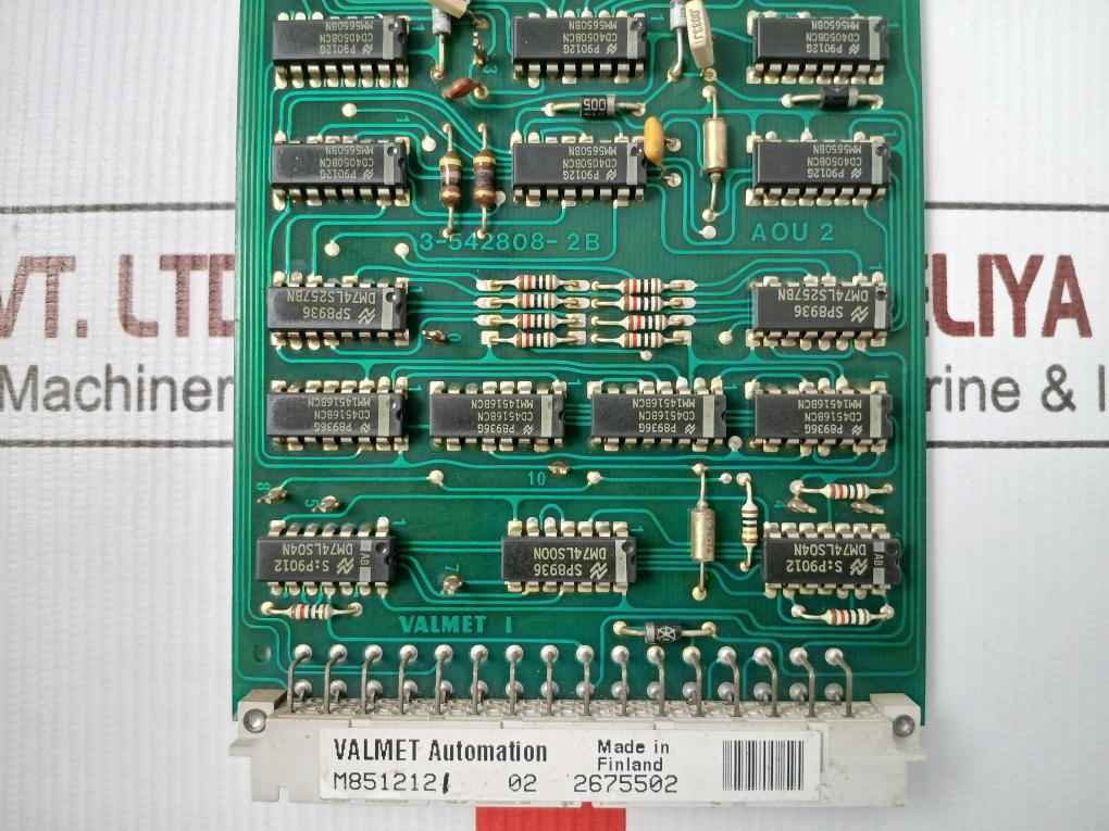 Valmet Aou 2 Analog Output Unit Pcb 3-542808-2A