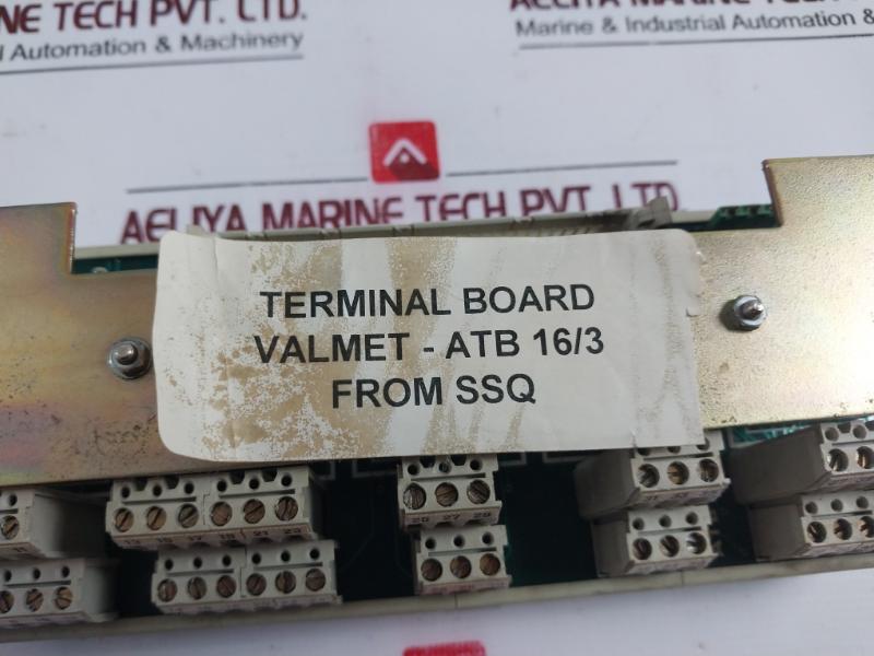 Valmet Atb16/3 Terminal Board Ssq