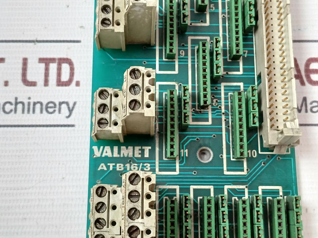 Valmet Atb16/3 Terminal Connector Pcb Board Module