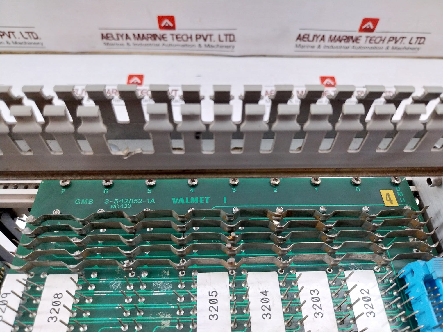 Valmet Automation 3-542852-1A Rack-mount Slot Cross Connect Panel Mt647