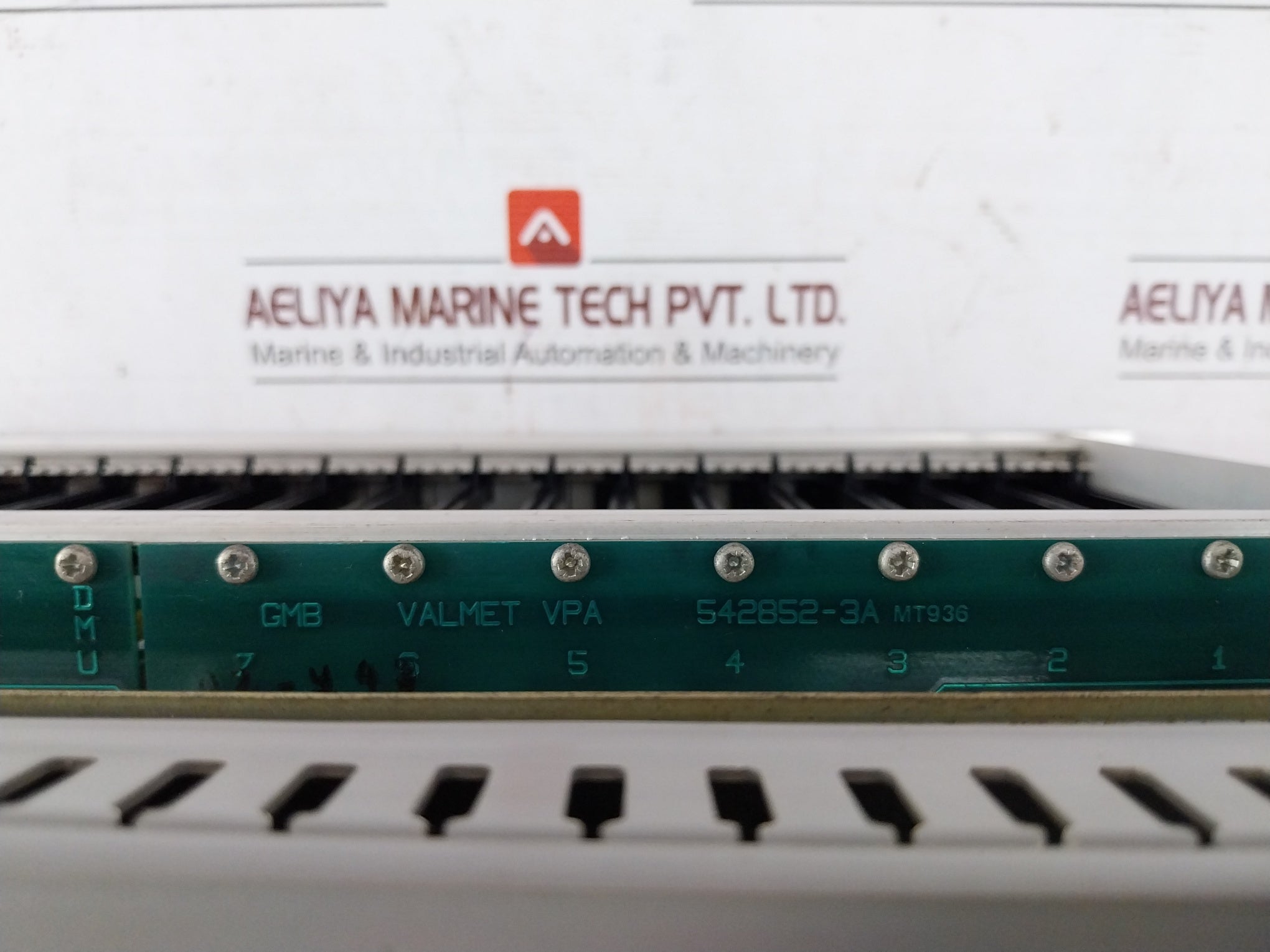 Valmet Automation 542852-3A Rack-mount Slot Cross Connect Panel 542836-6A