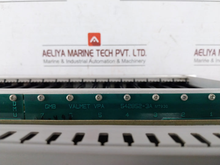 Valmet Automation 542852-3A Rack-mount Slot Cross Connect Panel 542836-6A