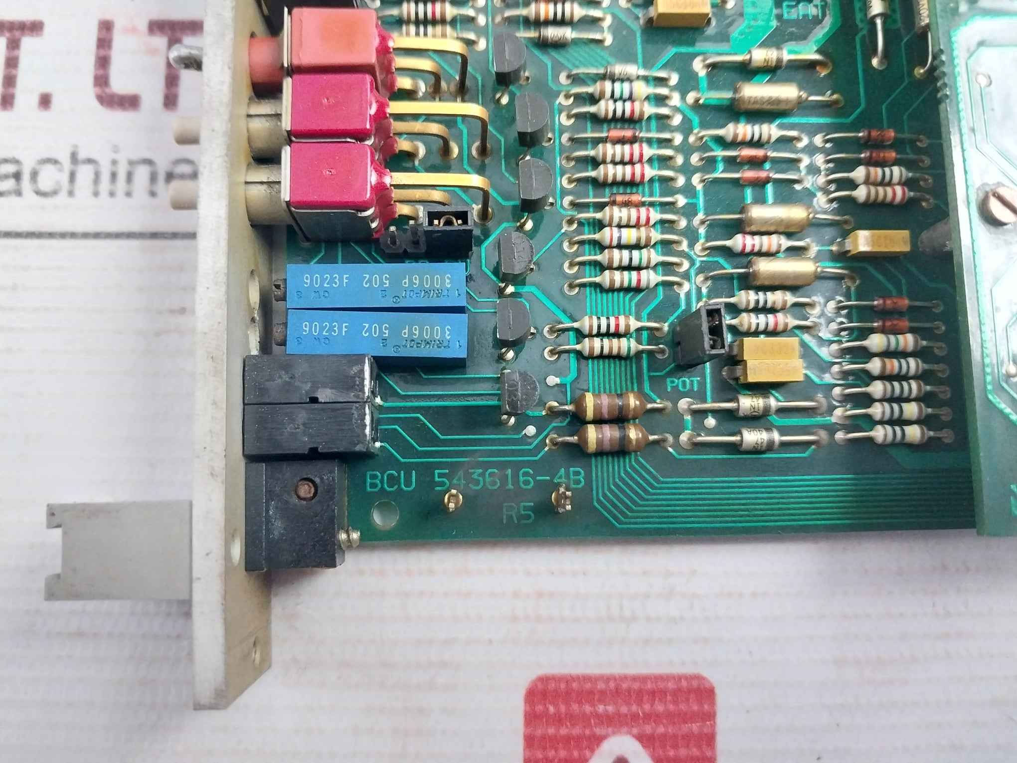 Valmet Automation 543616-4B Bcu Muunnin Binary Control Unit Pcb M851241 M1