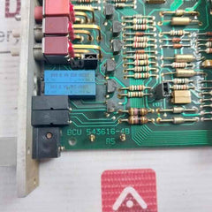 Valmet Automation 543616-4B Bcu Muunnin Printed Circuit Board 543619-4A