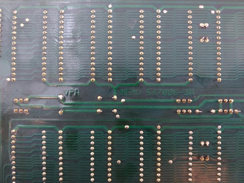 Valmet Automation 547006-3A Memory Board M851040 M1 Vpa Memu 547006-3B 94V-1
