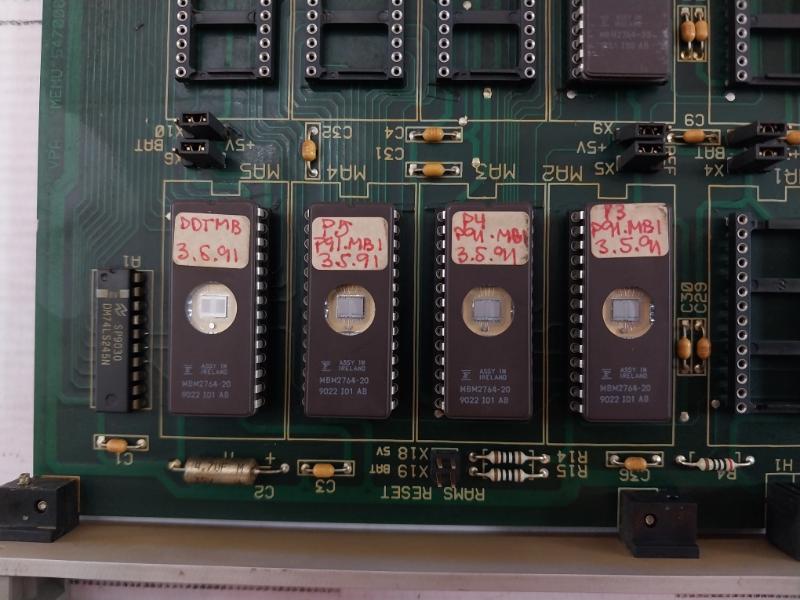 Valmet Automation 547006-3A Memory Board M851040 M1 Vpa Memu 547006-3B 94V-1