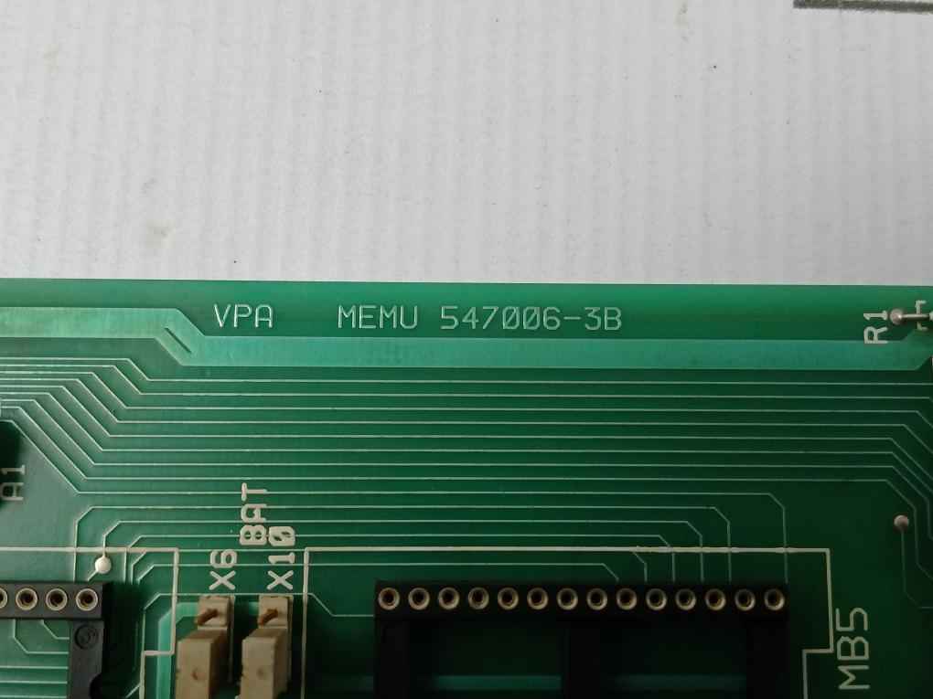 Valmet Automation 547006-3A Memu Memory Board 94V-0 M8510401 03