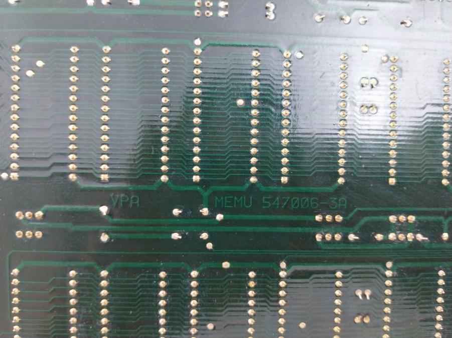 Valmet Automation 547006-3A Vpa Memu Module Memory Board M851040