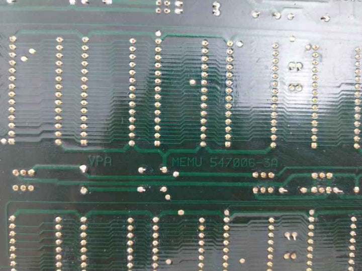 Valmet Automation 547006-3A Vpa Memu Module Memory Board M851040