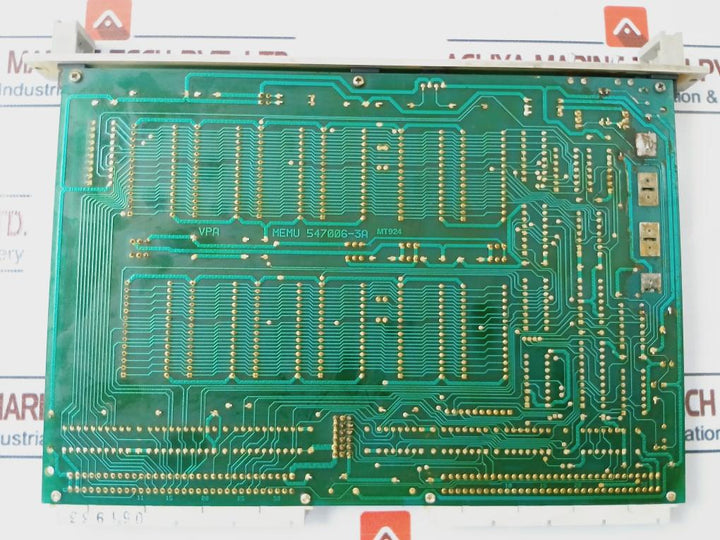 Valmet Automation 547006-3B Memory Board M851040/M8510401