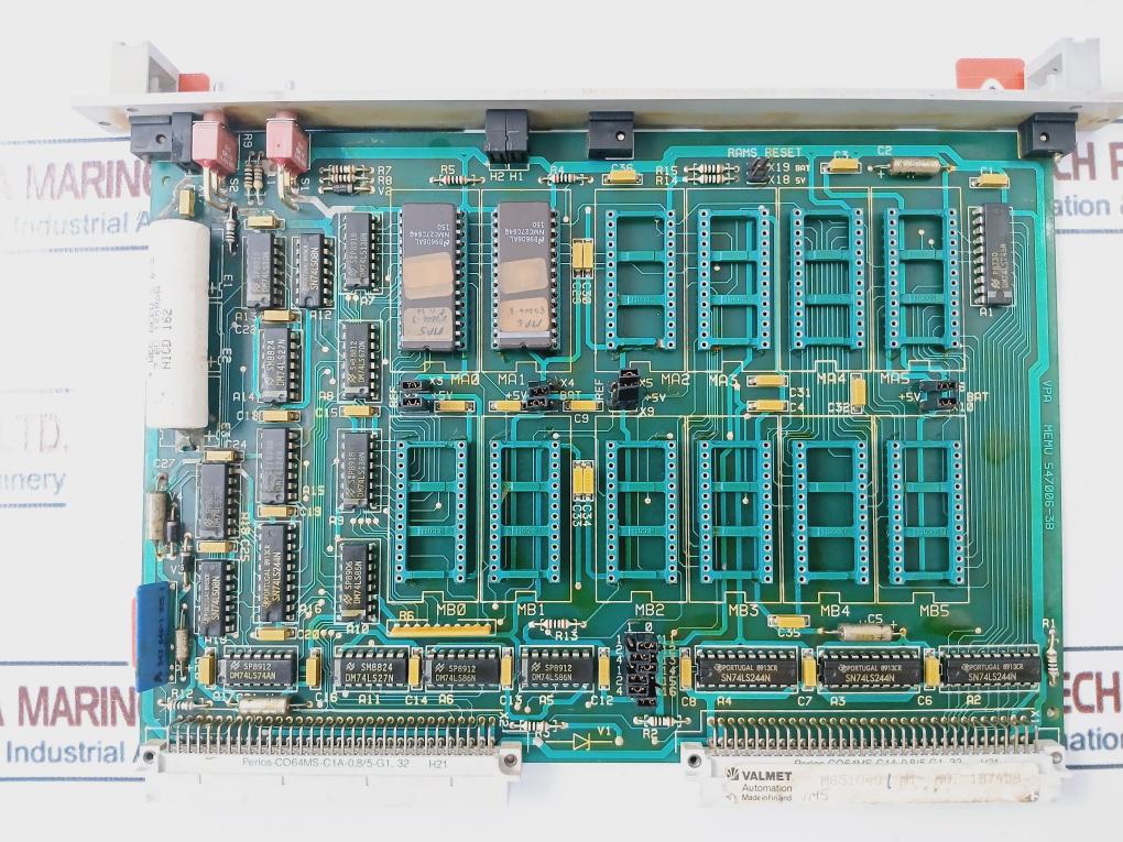 Valmet Automation 547006-3B Memory Board M851040/M8510401