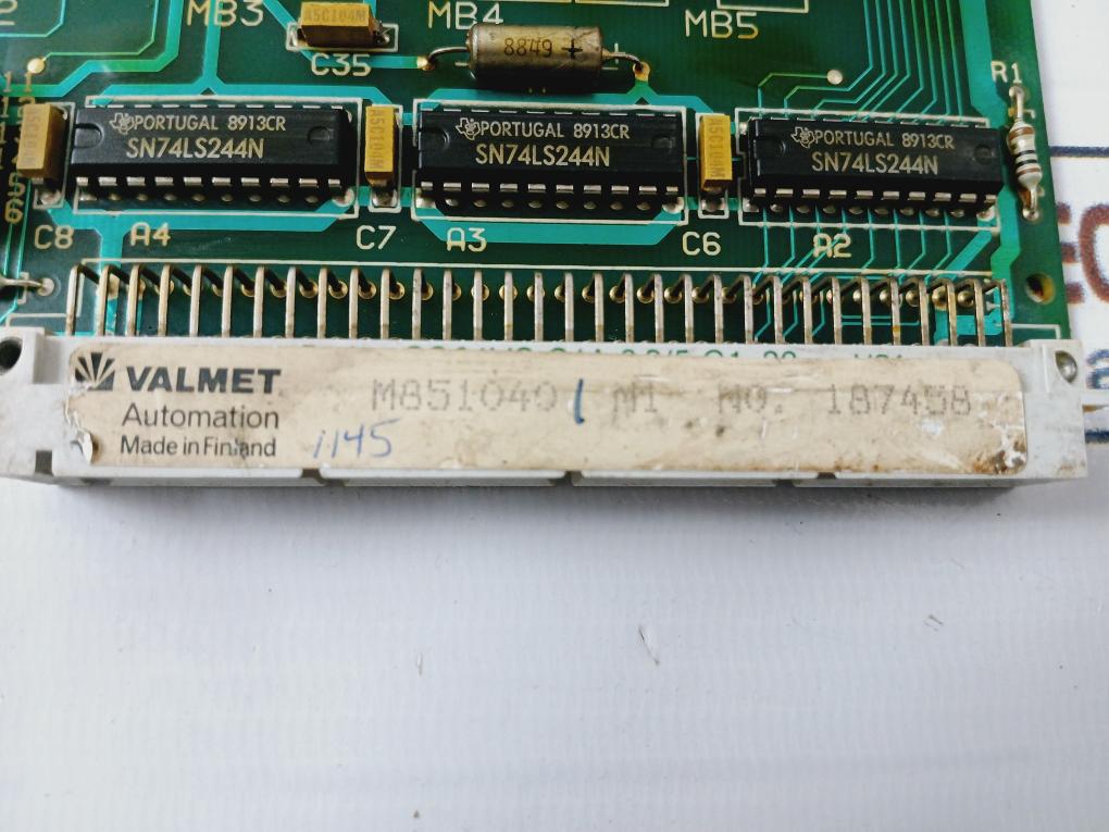 Valmet Automation 547006-3B Memory Board M851040/M8510401