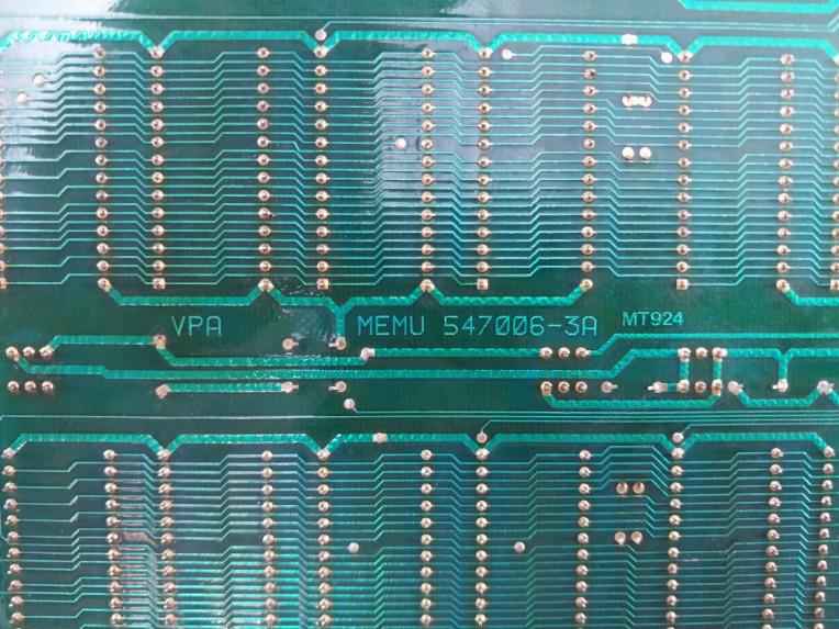Valmet Automation 547006-3B Memory Board Memu M851040 1 M1 547006-3A Mt924