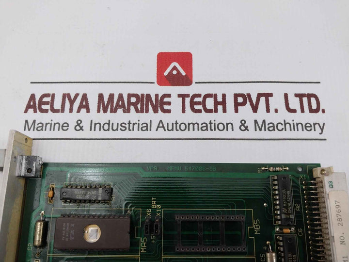 Valmet Automation 547006-3B Memory Board Memu M8510401 M1 94V-1