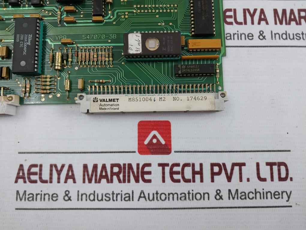 Valmet Automation 547070-3B Cpu Pcb Module 547070-3A Mt916 M8510041 M2