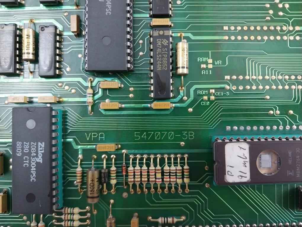 Valmet Automation 547070-3B Cpu Pcb Module 547070-3A Mt916 M8510041 M2