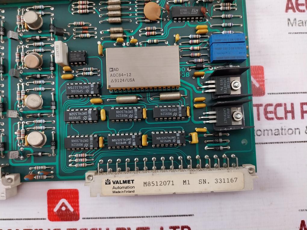 Valmet Automation Aiu 16 Analog Input Module M8512071 M1 545100-3B Mt145