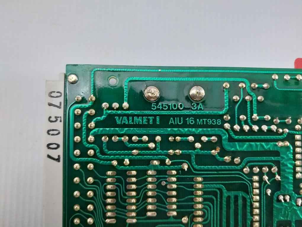 Valmet Automation Aiu 16 Analog Input Unit 545100-3A, 545100-3B