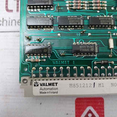 Valmet Automation Aou 2 Printed Circuit Board Memory Card M851212 M1