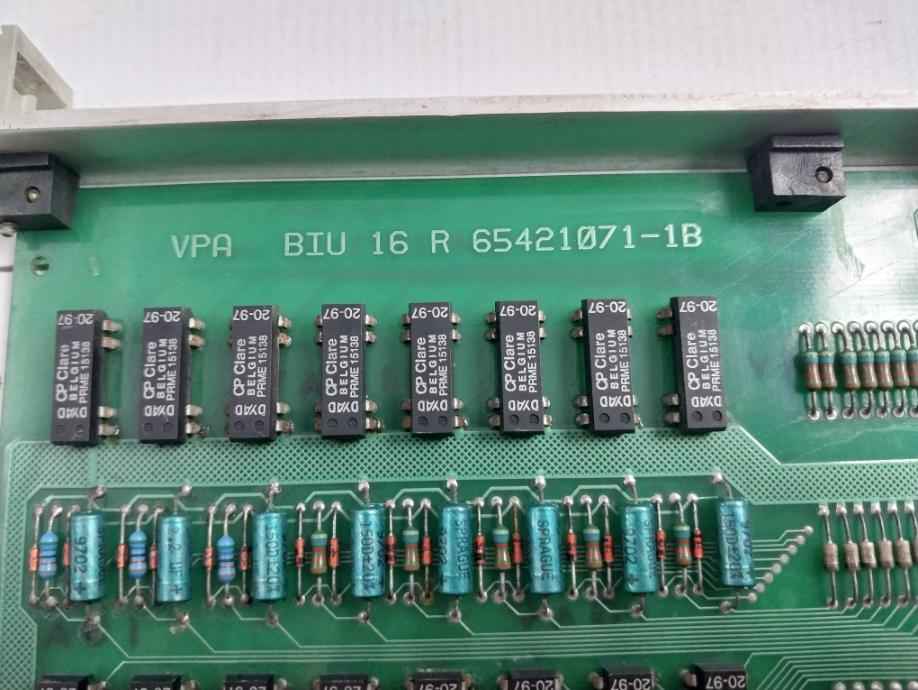 Valmet Automation Biu 16 R Analog Input Module 65421071-1B