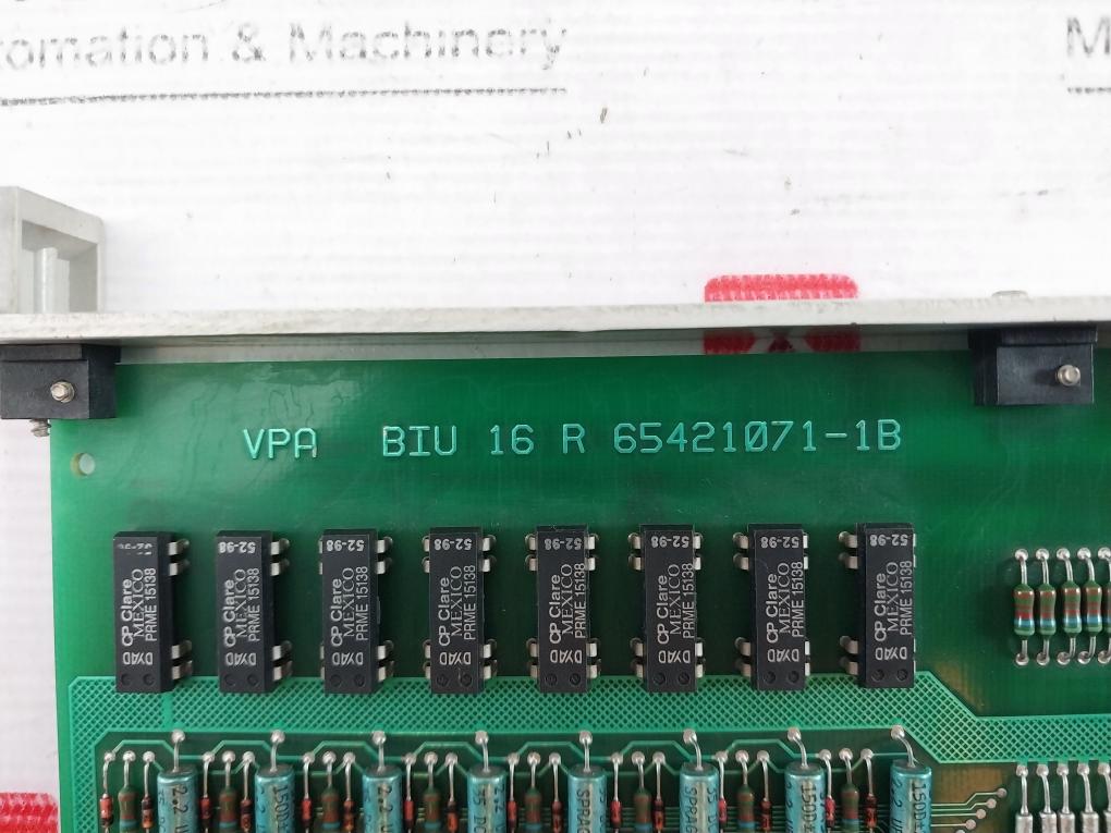 Valmet Automation Biu 16R Analog Output Module M8512271 65421071-1B/65421071-1A