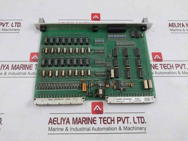Valmet Automation Biu 16R Binary Input Unit 65421071-1A, 65421071-1B
