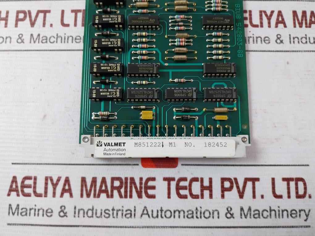 Valmet Automation Biu 8A Binary Input Pcb Module M851222 M1 Mt918 542803-6B